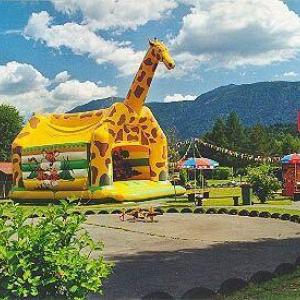 A bouncy castle for children
